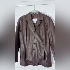 Chadwicks Women's Rich Brown Leather Jacket
